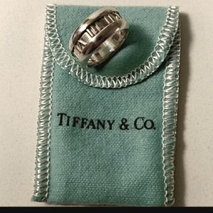 Sterling Silver Tiffany & Co. Solid Atlas Ring